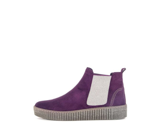 Gabor Chelsea Boot Lila - Rauleder