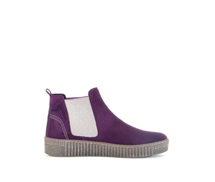 Gabor Chelsea Boot Lila - Rauleder