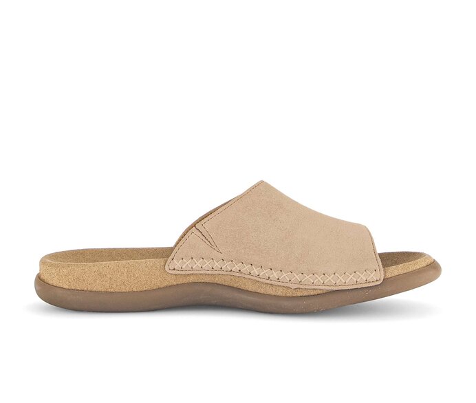 Gabor Pantolette Beige - Rauleder