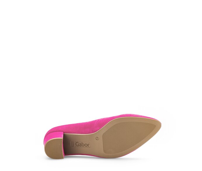 Gabor Eleganter Pumps Pink - Rauleder