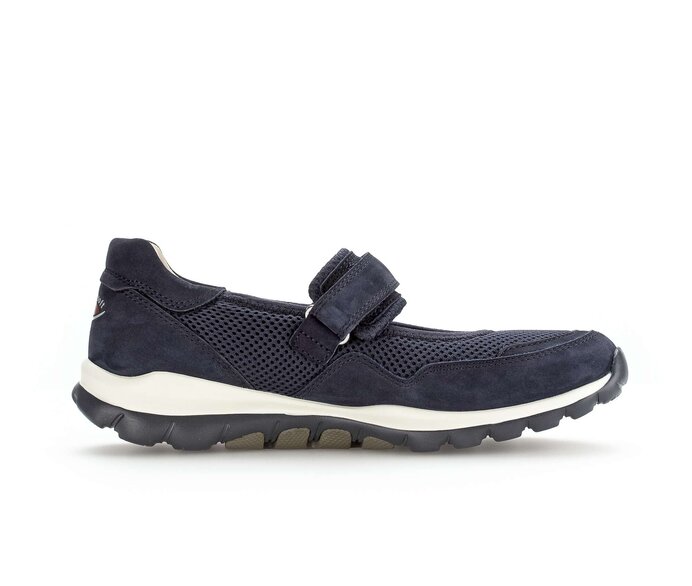 Gabor Sneaker Low Blau - Materialmix Leder/Lederimitat