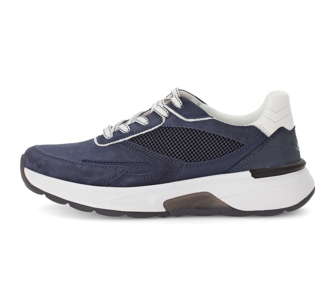 Gabor Sneaker Low Blau - Materialmix Leder/Lederimitat