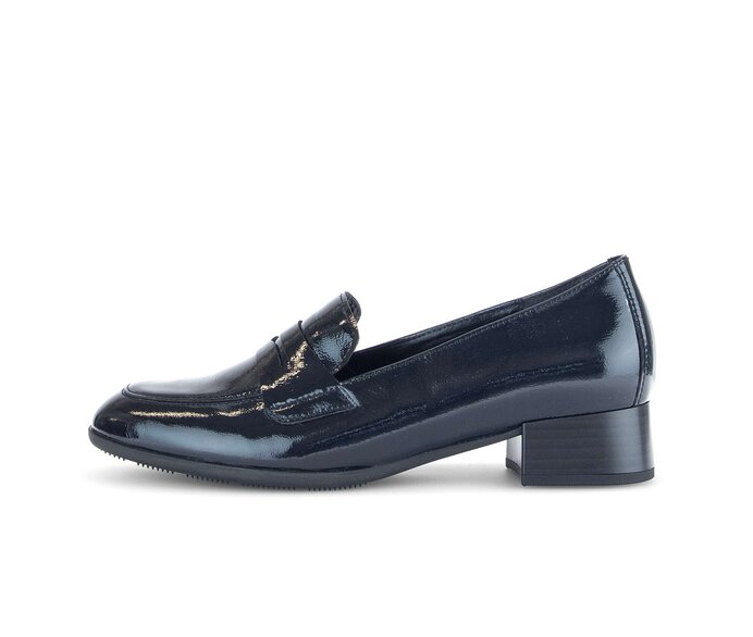 Gabor Hochfrontpumps Blau - Lackleder