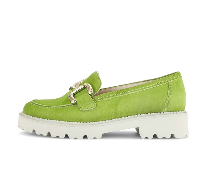 Gabor Loafer Grün - Rauleder