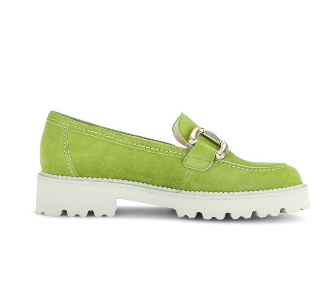Gabor Loafer Grün - Rauleder