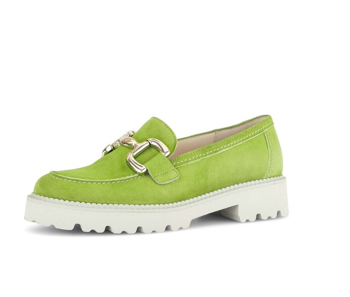 Gabor Loafer Grün - Rauleder