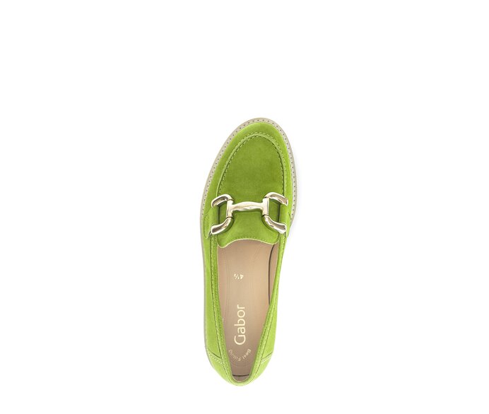 Gabor Loafer Grün - Rauleder