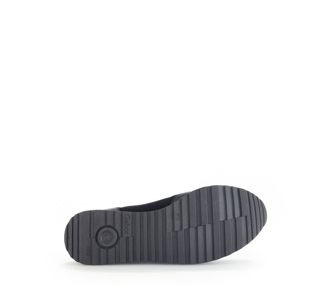 Gabor Sneaker Low Schwarz - Materialmix Leder