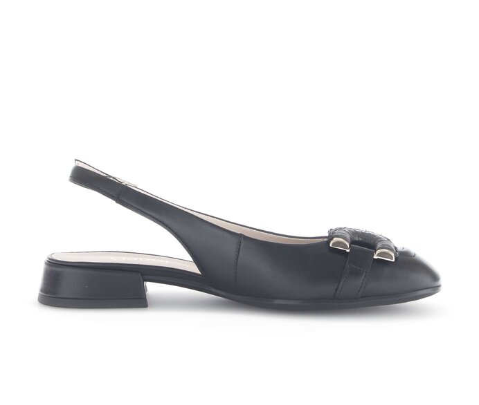 Gabor Slingpumps Schwarz - Glattleder
