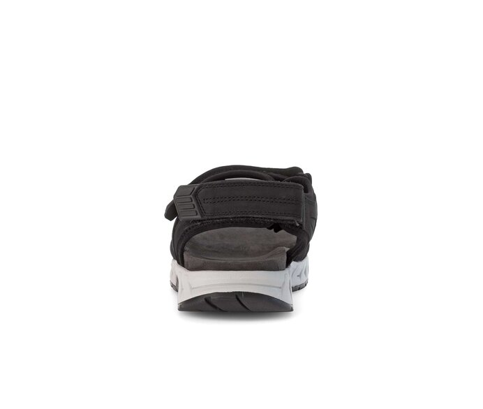 Gabor Rollingsoft Trekkingsandale Schwarz - Materialmix Leder/Textil