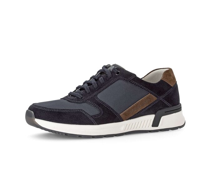 Pius Gabor Sneaker Low Blau - Materialmix Leder/Textil