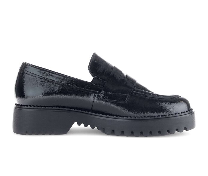 Gabor Loafer Schwarz - Lackleder