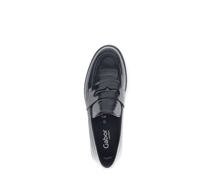 Gabor Loafer Schwarz - Lackleder