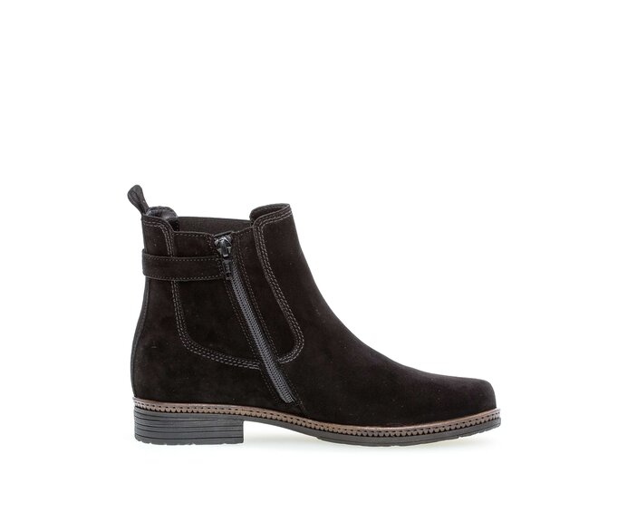 Gabor Chelsea Boot Schwarz - Rauleder