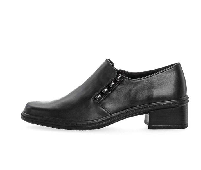 Gabor Slipper Schwarz - Glattleder