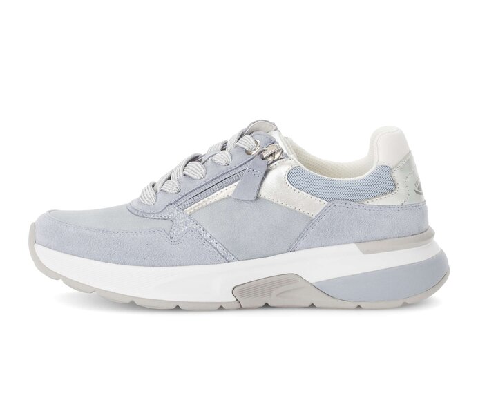 Gabor Sneaker Low Blau - Materialmix Leder/Lederimitat
