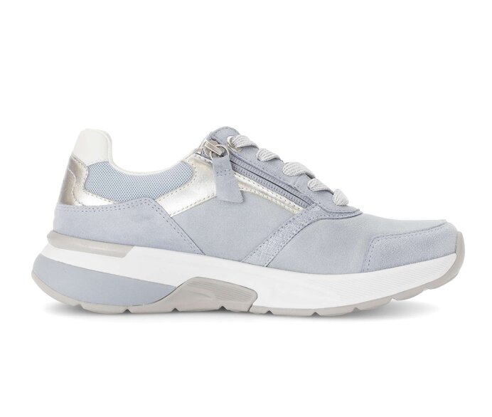 Gabor Sneaker Low Blau - Materialmix Leder/Lederimitat