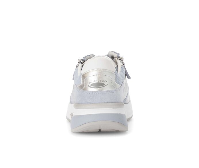Gabor Sneaker Low Blau - Materialmix Leder/Lederimitat