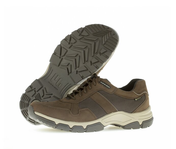 Pius Gabor Sneaker Low Braun - Materialmix Leder/Textil