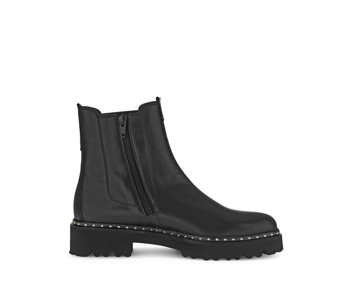 Gabor Chelsea Boot Schwarz - Glattleder