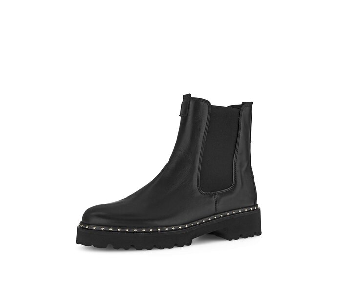 Gabor Chelsea Boot Schwarz - Glattleder