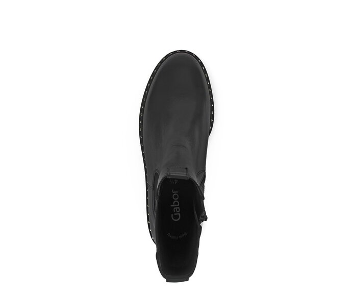 Gabor Chelsea Boot Schwarz - Glattleder