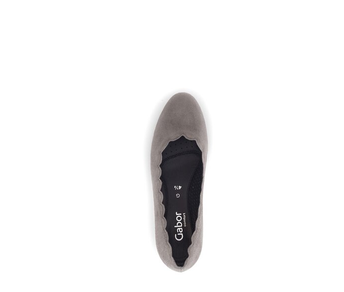 Gabor Eleganter Pumps Grau - Effektleder
