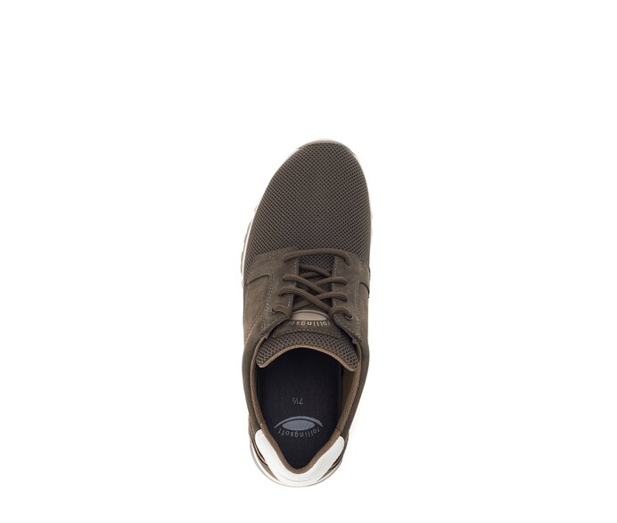 Gabor Rollingsoft Sneaker Low Grün - Materialmix Leder/Textil
