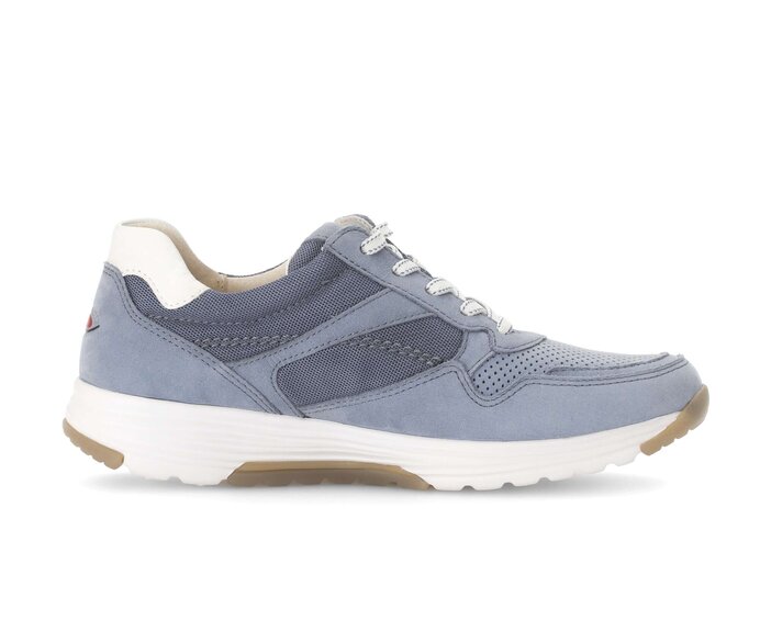 Gabor Sneaker Low Blau - Materialmix Leder/Lederimitat