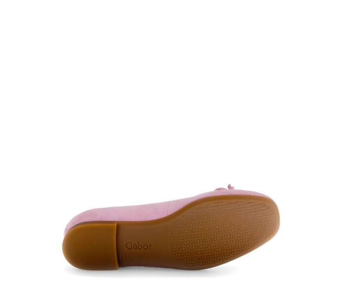 Gabor Eleganter Ballerina Rosa - Rauleder