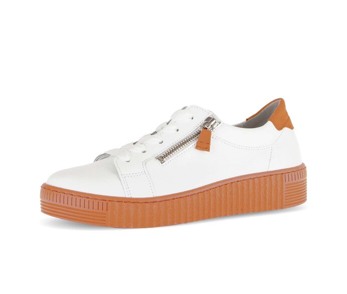 Gabor Sneaker Low Weiß - Glattleder
