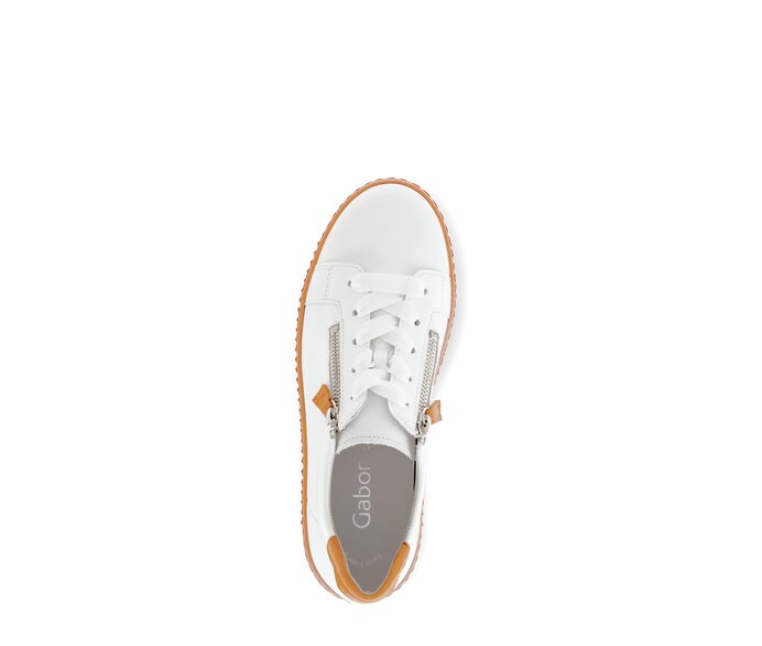 Gabor Sneaker Low Weiß - Glattleder