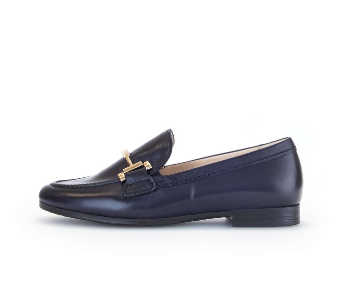 Gabor Slipper Blau - Glattleder