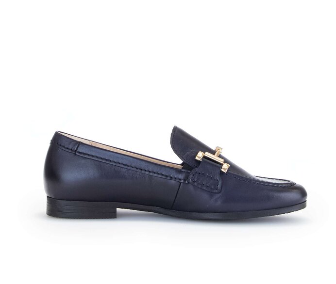 Gabor Slipper Blau - Glattleder