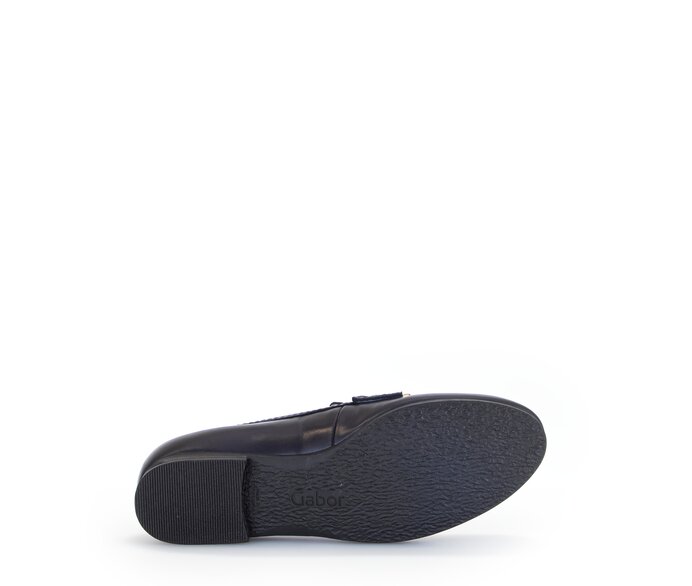 Gabor Slipper Blau - Glattleder