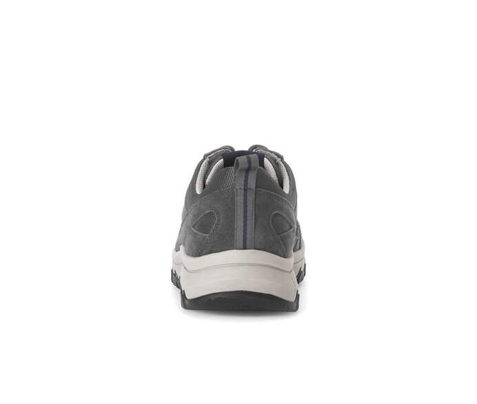 Gabor Rollingsoft Sneaker Low Grau - Materialmix Leder/Textil