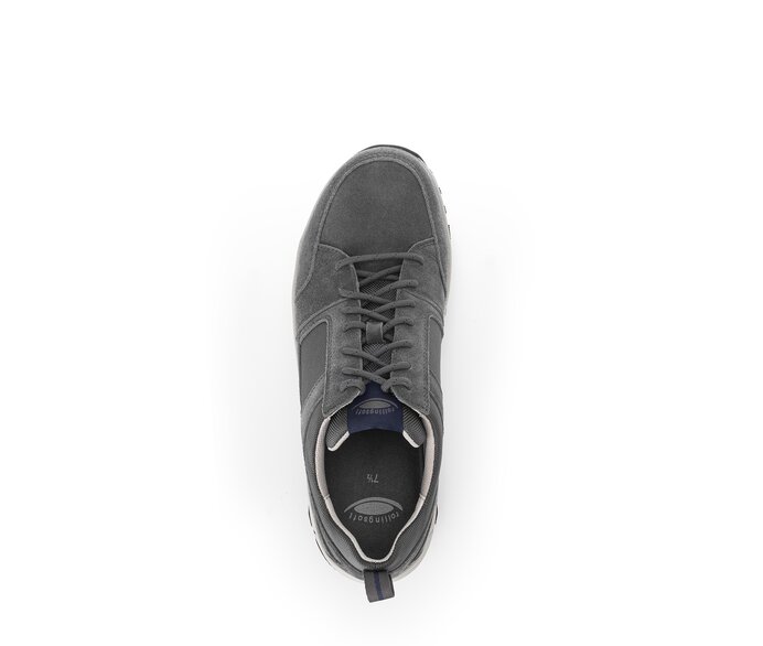 Gabor Rollingsoft Sneaker Low Grau - Materialmix Leder/Textil