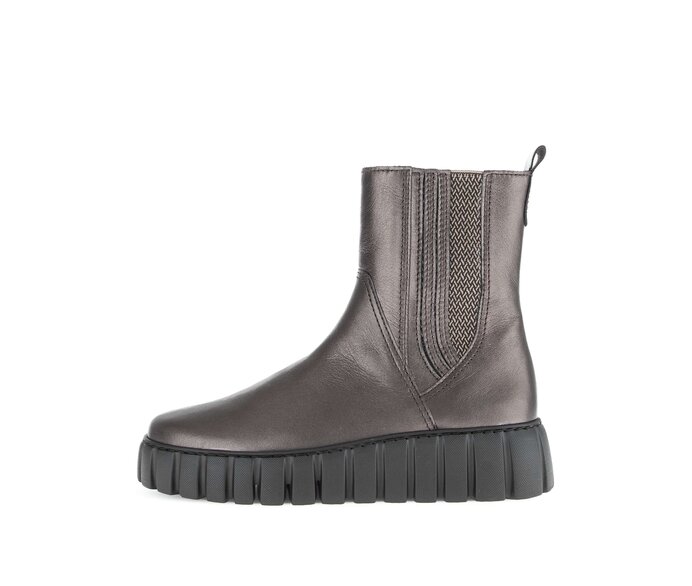 Gabor Plateau Stiefelette Bronze - Glattleder