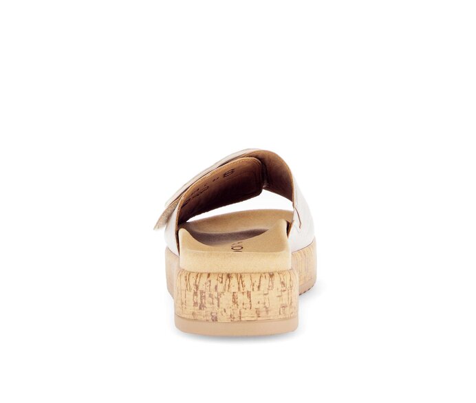 Gabor Pantolette Gold - Effektleder