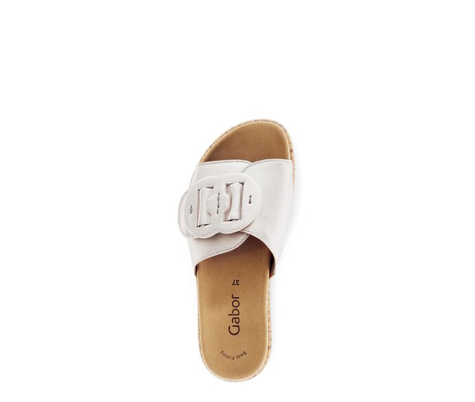 Gabor Pantolette Gold - Effektleder