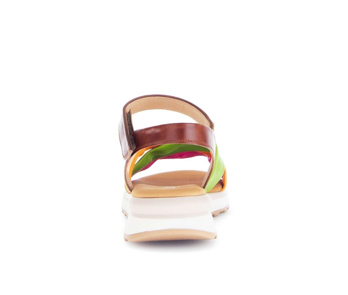 Gabor Riemchensandale Multicolour - Materialmix Leder
