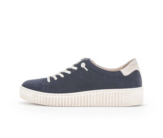 Gabor Sneaker Low Blau - Rauleder