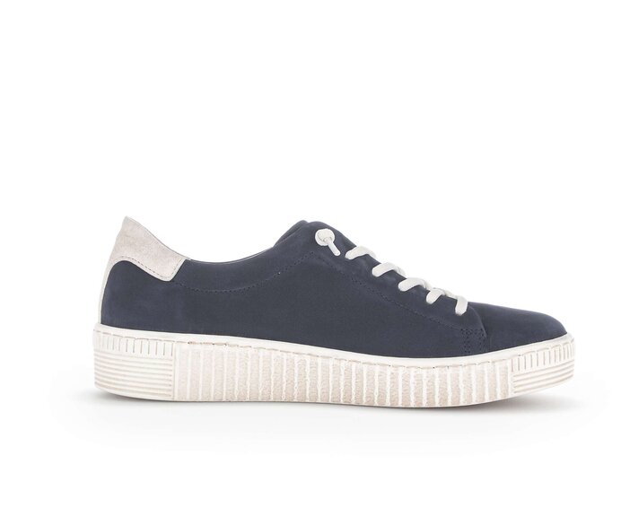Gabor Sneaker Low Blau - Rauleder
