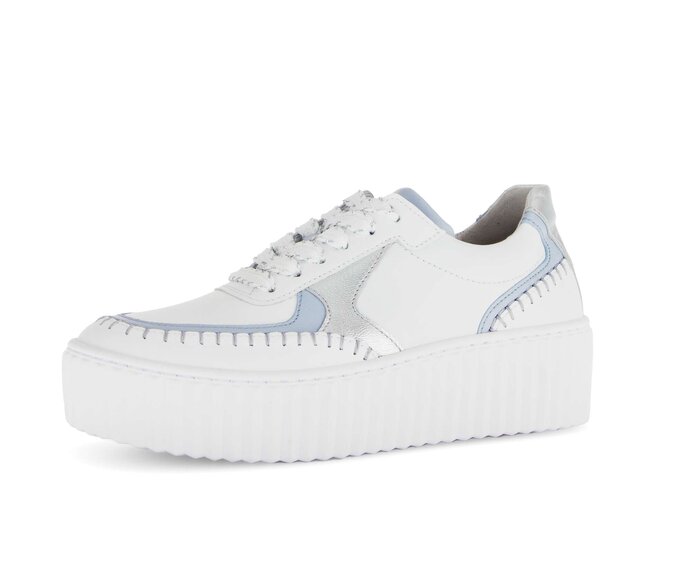 Gabor Sneaker Low Weiß - Glattleder