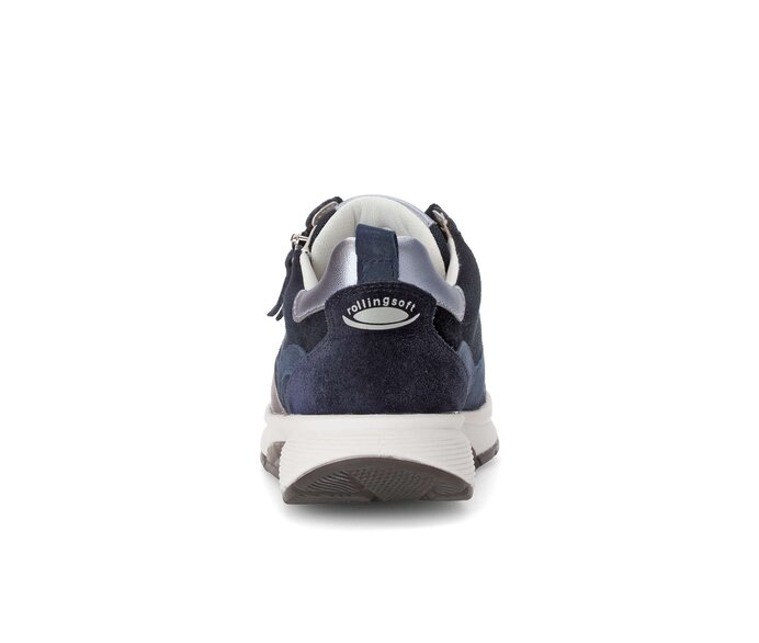 Gabor Sneaker Low Blau - Materialmix Leder/Lederimitat