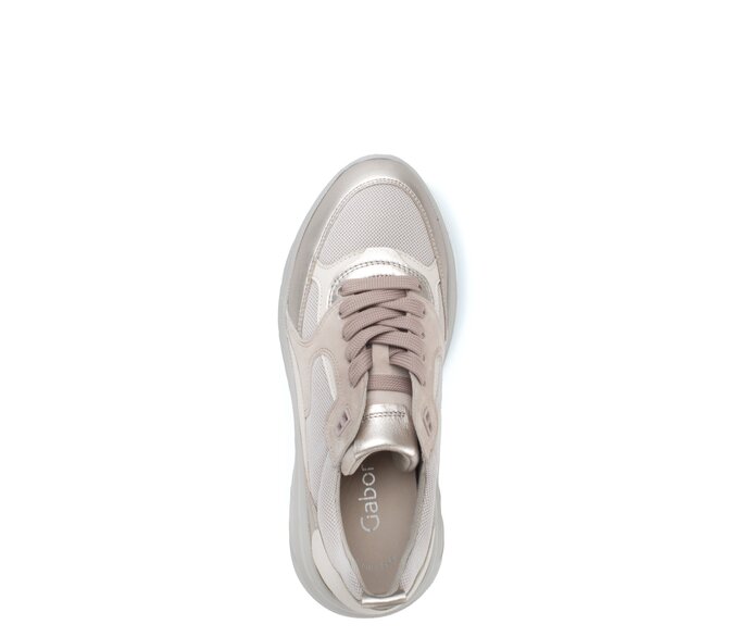 Gabor Sneaker Low Rosa - Materialmix Leder/Lederimitat