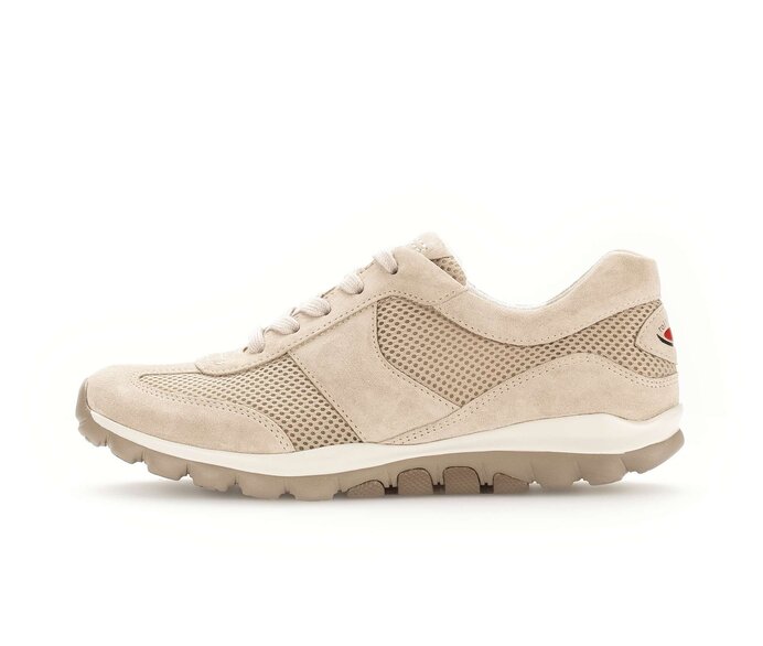 Gabor Sneaker Low Beige - Materialmix Leder/Lederimitat