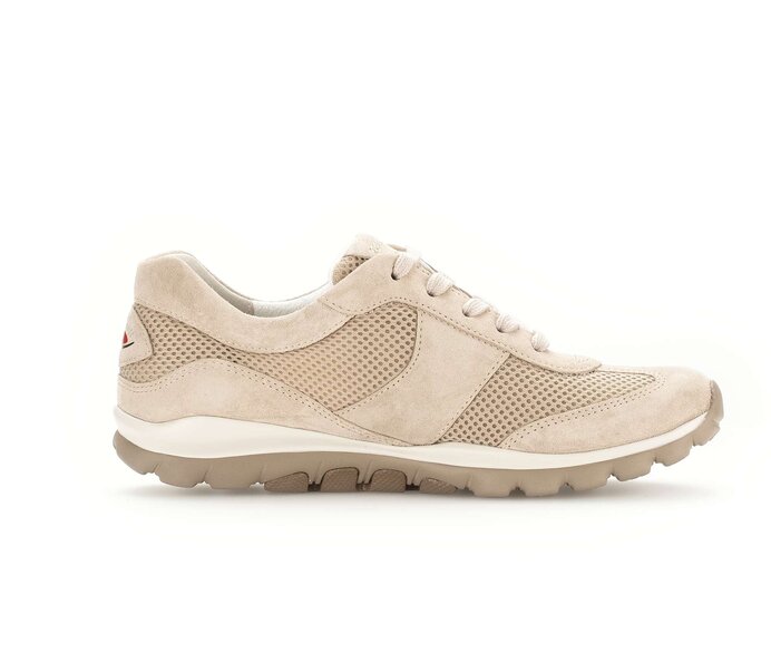 Gabor Sneaker Low Beige - Materialmix Leder/Lederimitat