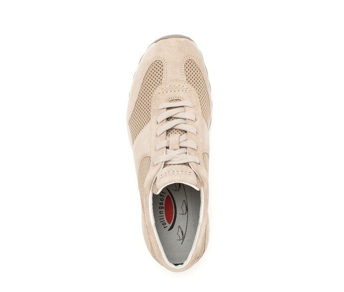 Gabor Sneaker Low Beige - Materialmix Leder/Lederimitat