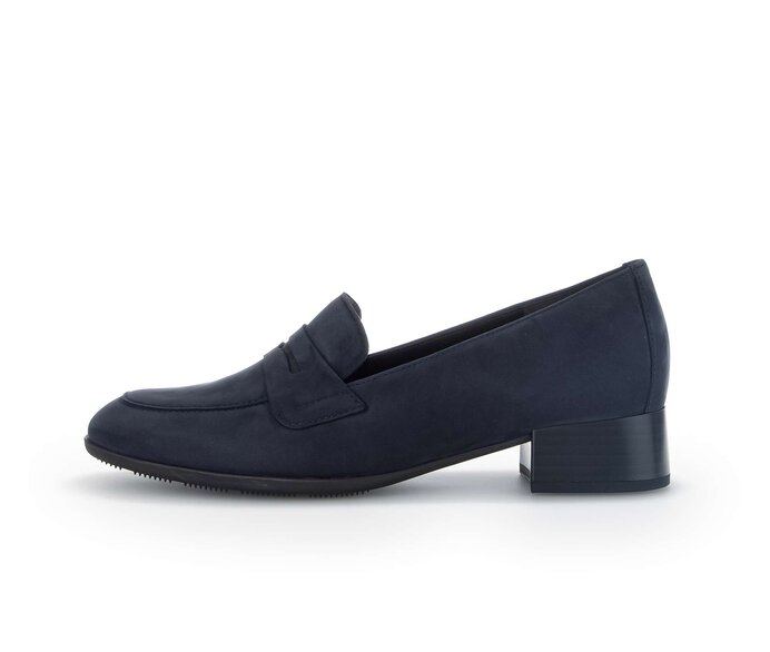 Gabor Hochfrontpumps Blau - Rauleder